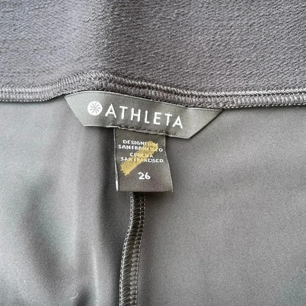 Athleta Stellar Tights size 26 Black Womens Plus NEW Pull on Travel Work Comfy - Picture 6 of 8